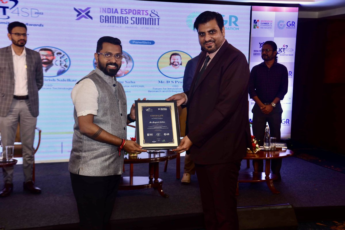 MSSalelkar's tweet photo. Was happy to be invited as a Guest Speaker at KCCI Tech summit on the topic ‘The Glocal (Global + Local) ICT Transformation for Sustainable Development’.
#TechIndustry #ICT4SD #DigitalIndia https://t.co/2hqyyZz6YR