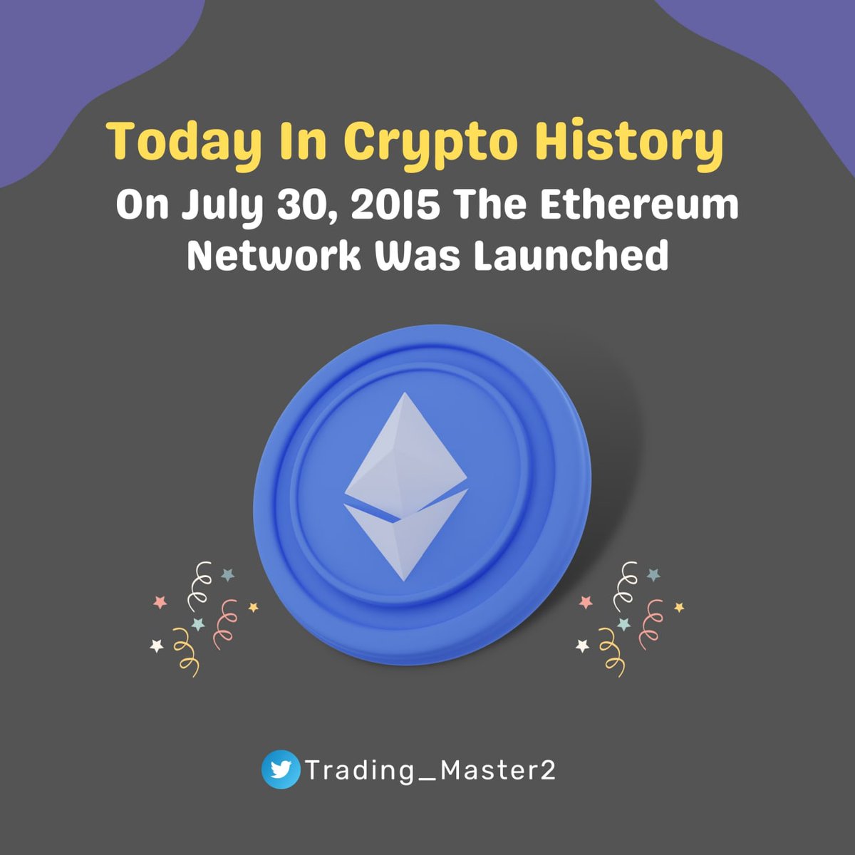 Happy Birthday, #Ethereum! 🎂

<a href="/ethereum/">Ethereum</a> #ETH #Blockchain