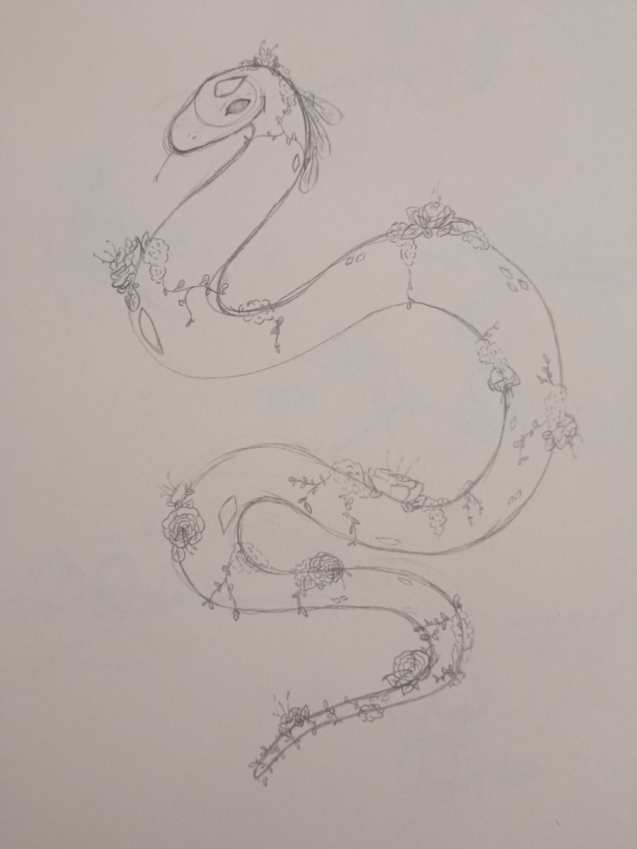 HartDevil2's tweet photo. Whow I haven't tweeted something in forever, but I'm not dead. So here have a danger noodle doodle \o/ https://t.co/fJAmRz4oqk