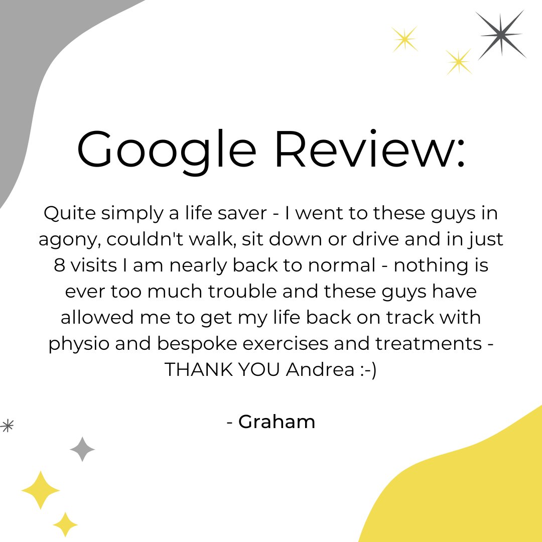 Its always a great start to the weekend when we read a brilliant review from one of our lovely clients ☺️

Thank you Graham!