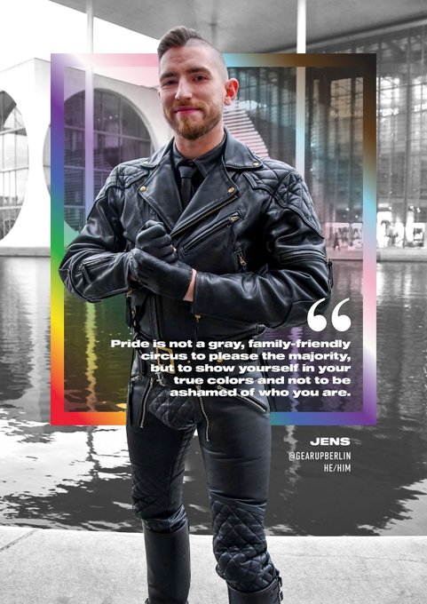 ????B PROUD 2022????
Featuring community members from Amsterdam, Antwerp and Berlin.

Meet Jens ? from