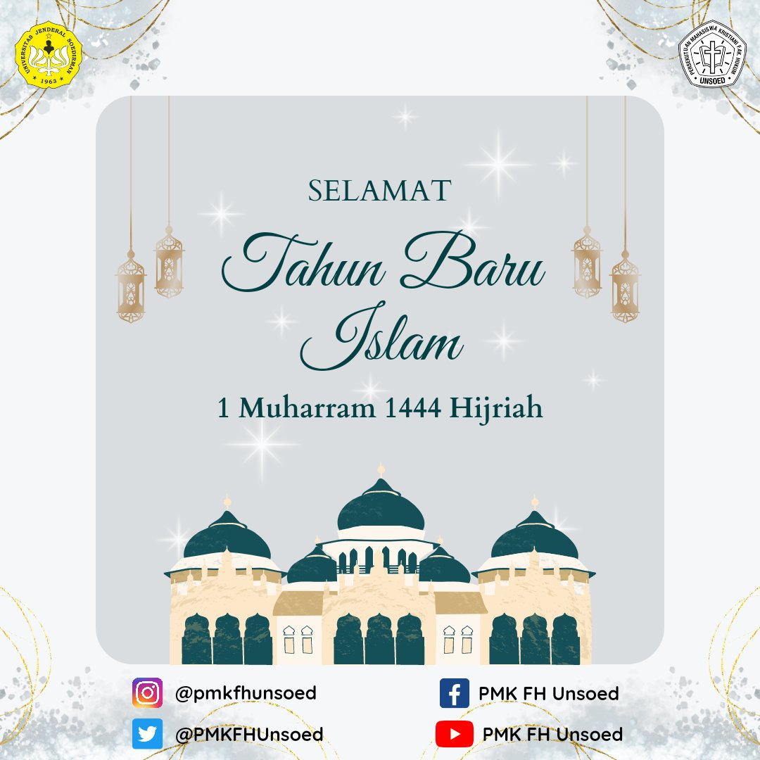 Selamat Tahun Baru Islam 1 Muharam 1444 H bagi saudara-saudara yang merayakan, semoga selalu diberikan rahmat serta berkah yang melimpah.

#satudalampmk