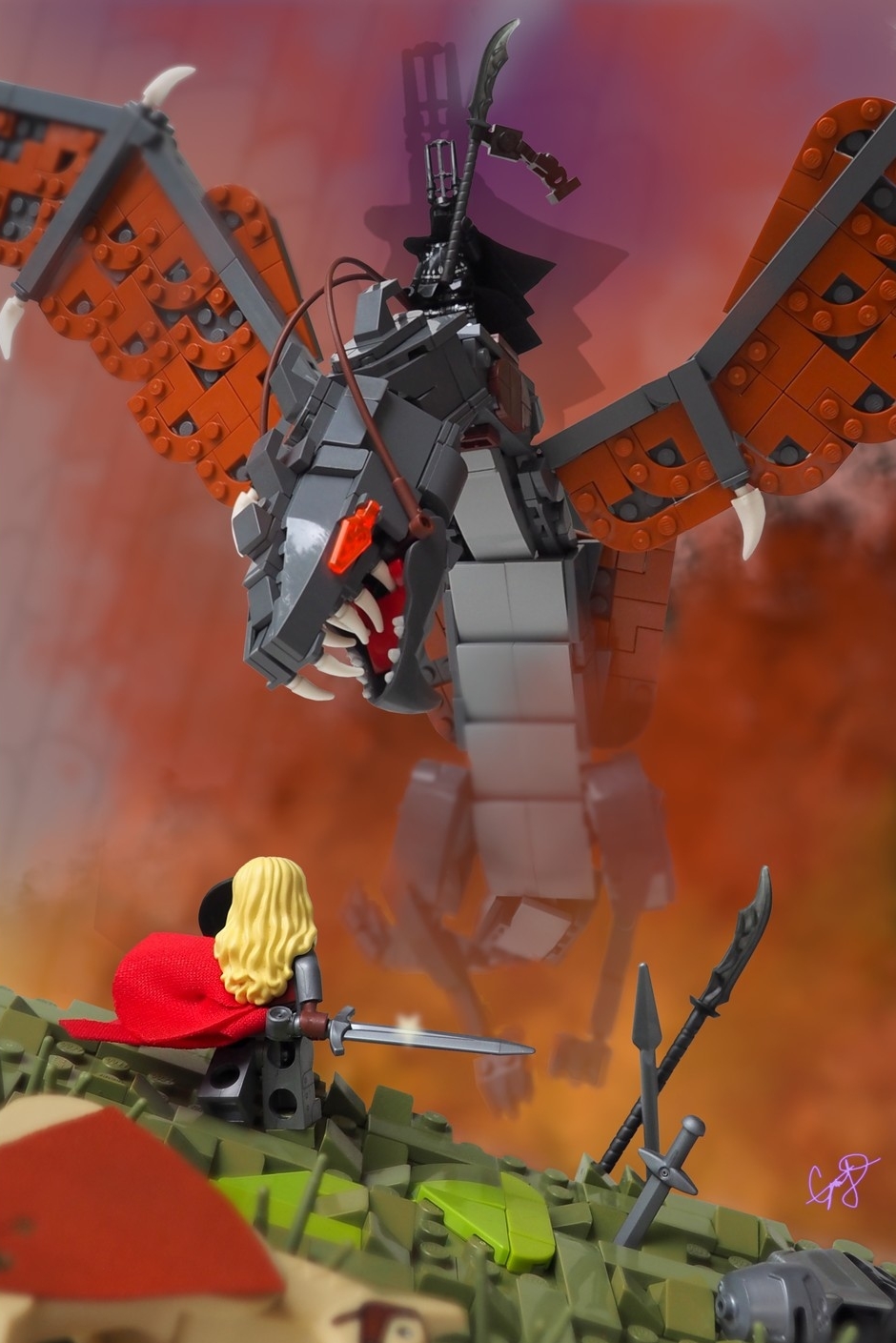 Lego witch king of angmar sale
