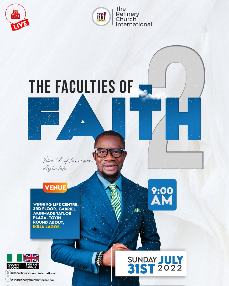 Preacherrapper's tweet photo. Gehazi had failed.
However, Elisha didn't give up on that poor boy.
It may not have worked but it can work.
This Sunday, i delve into deeper faculties of faith!
Join us this in any of our churches, this Sunday.
9am.
Read the fliers for details. @RefineryChurch1 https://t.co/qw8eoQv4Ai