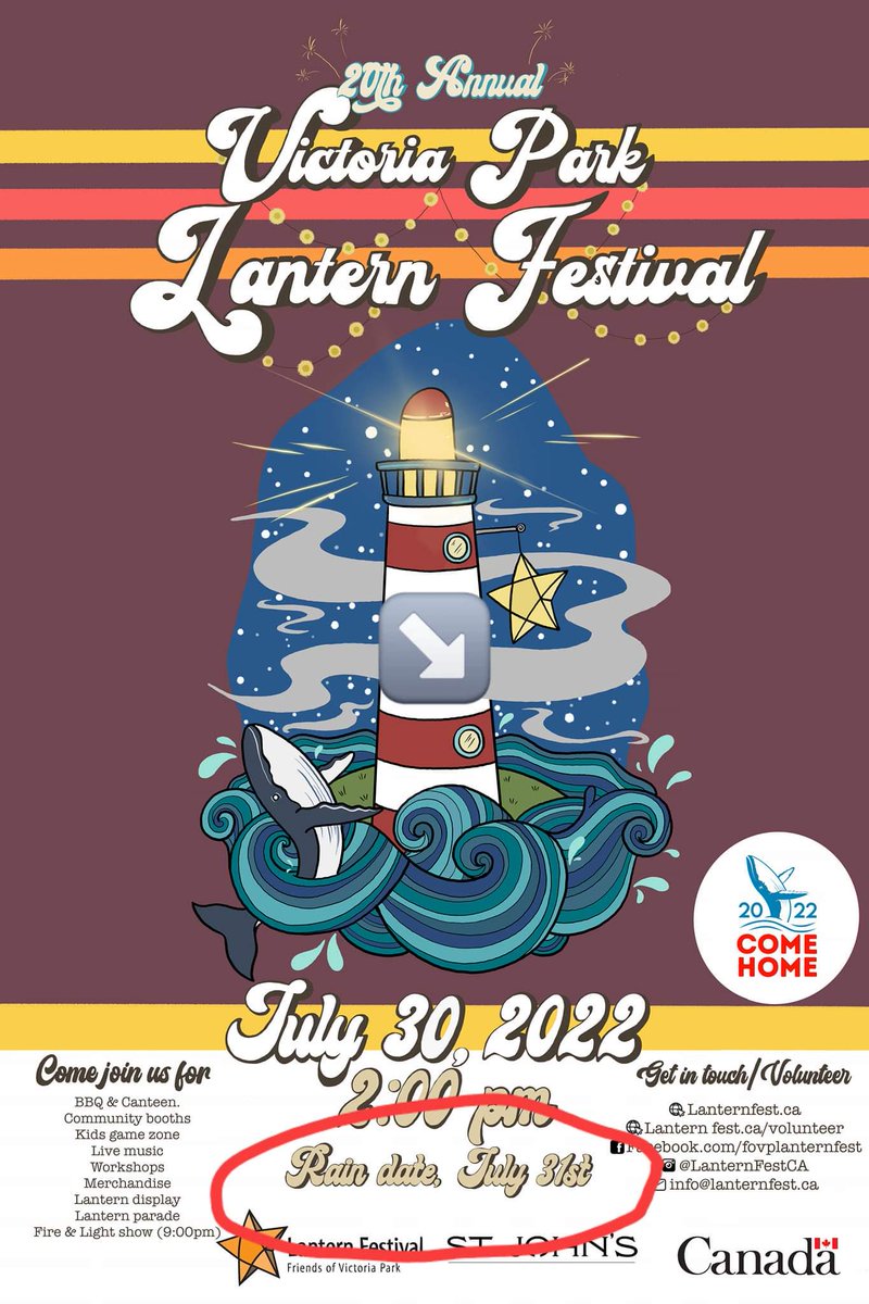 **IMPORTANT ANNOUNCEMENT**
Due to the pending &amp; expected rain forecast for today and for the safety of our volunteers and staff - &amp; especially our Lanterns - the Lantern Festival is postponed until tomorrow (Sunday, July 31). We hope to see everyone tomorrow beginning at 2pm! RT