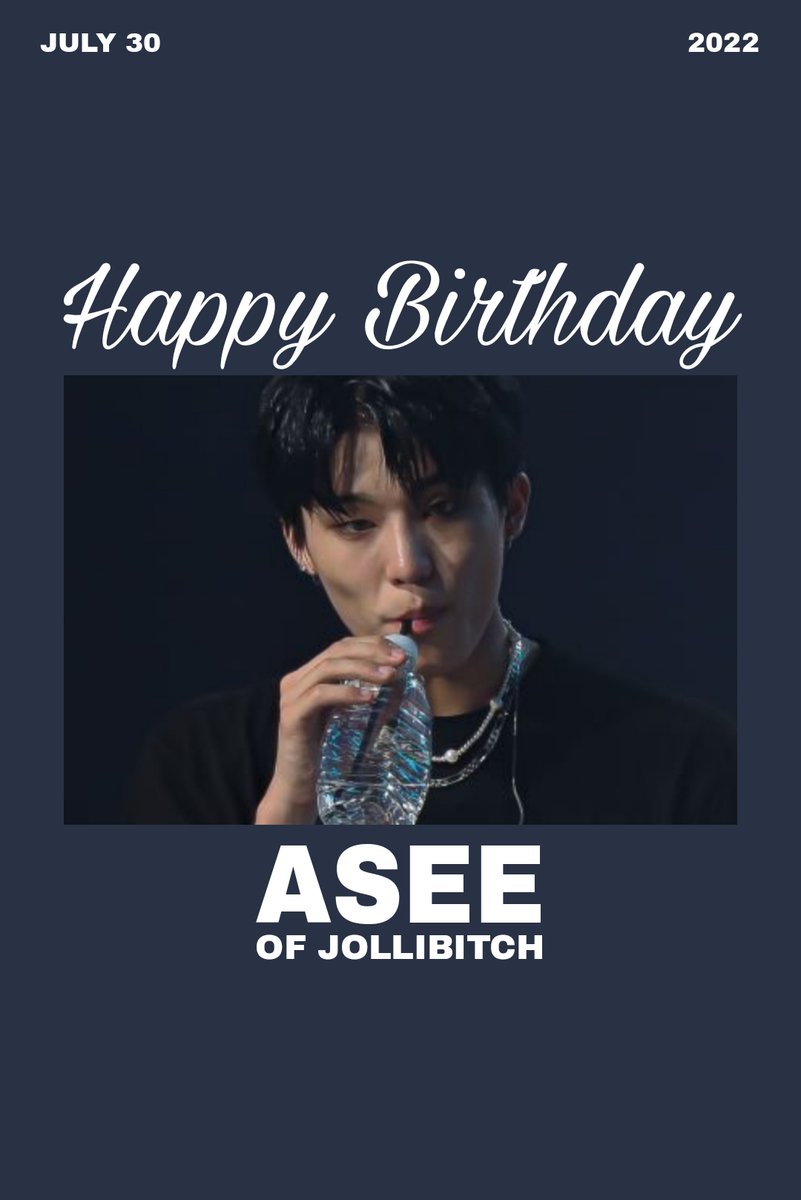 jolliveetch's tweet photo. Happy Birthday ASEE 🥳🎈🎂

#HappyAseeDay #ASEEventeen #ASEElebration

Today is the day you were brought into this world to be a blessing and inspiration to the people around you! You are a wonderful person! May you be given more birthdays to fulfill all of your dreams!

@_acmaco https://t.co/47AN6tWVHz