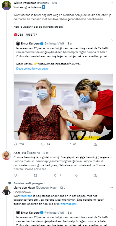 Nordenslys's tweet photo. Twee tweets echt onder elkaar op mijn tijdlijn van kamerleden die zich straks mogen verantwoorden voor het moedwillig in gevaar brengen van mensen! #tribunalen
Worden ze soms betaald dit zo te promoten? #boooh https://t.co/5leMkQDfBb