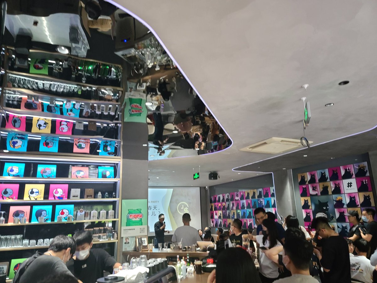 cryptohaiyu's tweet photo. 黑猫社区挺有意思的 线下交流挺吵 或者去中心化就是乱七八糟 #cryptoZ #MimicShhans https://t.co/bsfpB2EBw1