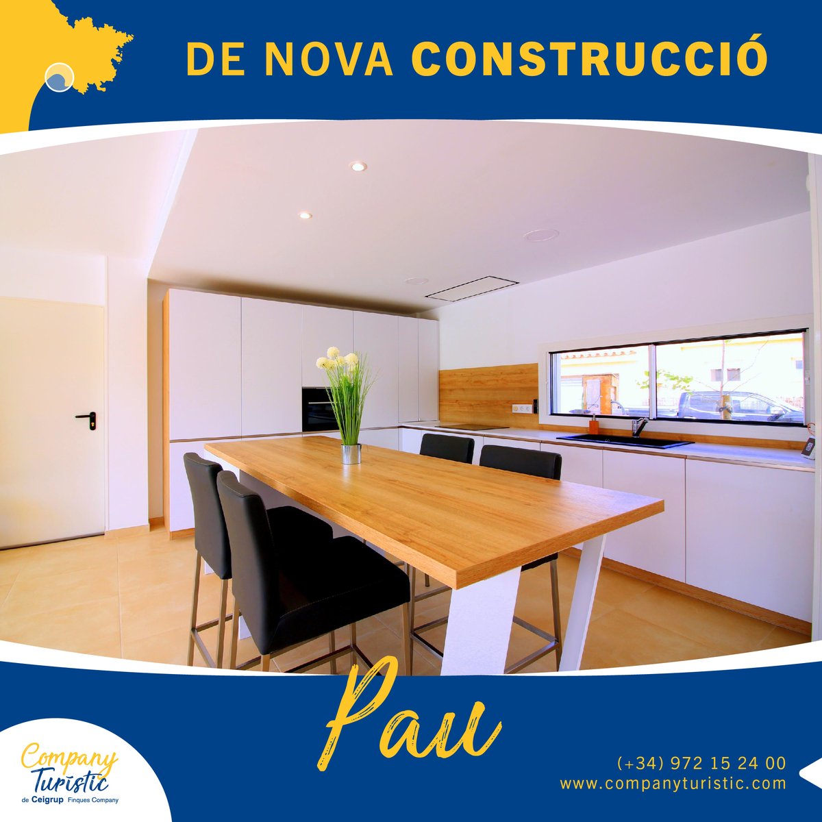 😎 CASA de nova CONSTRUCCIÓ!

📍 Pau
📌 Dues plantes, quatre habitacions
📌 Piscina i gran terrassa
📌 Tranquil·litat de l'Empordà interior
📌 Ideal per famílies amb nens

🤩 T'animes a passar-hi uns dies i desconnectar durant el mes d'agost?

➕ ja.cat/YYziX