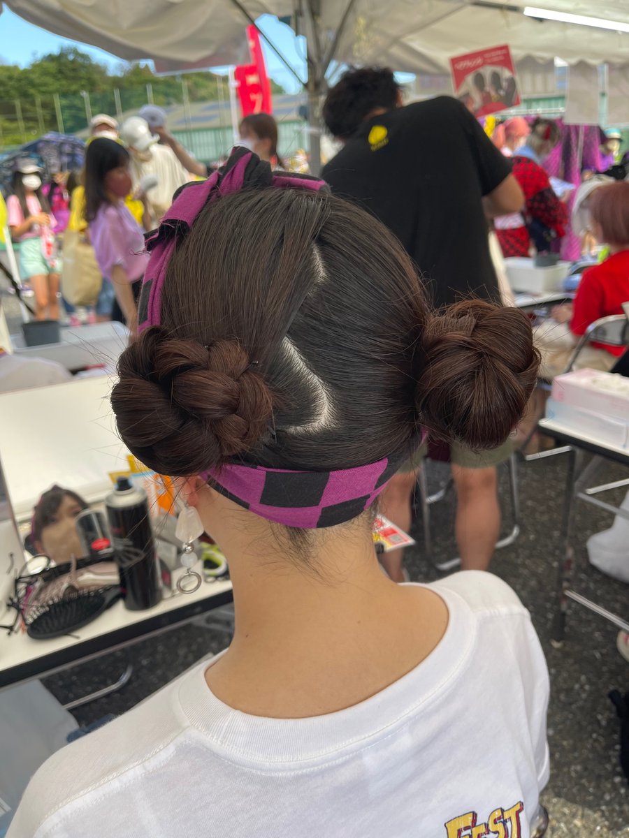 SEKI_Hair's tweet photo. 沢山アレンジ来て頂きましたー！
ありがとうございました😊
明日もお待ちしております！

#ももクロヘアアレンジ #ヘアアレンジ #ももいろクローバーZ https://t.co/r3MH1hA1CX