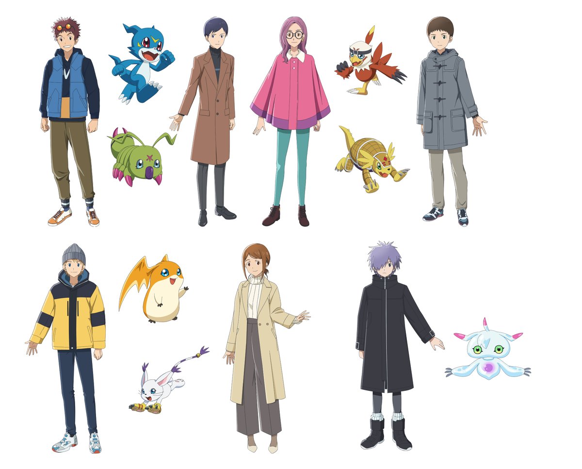 WithTheWill's tweet photo. Significantly higher resolution character art for the characters from Digimon Adventure 02: The Beginning. More at WtW- https://t.co/a9LNRjST0y https://t.co/7VCYNKct7w