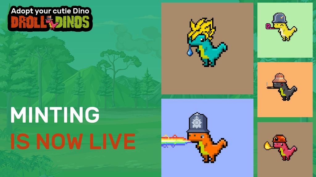 DrollDinos - MINT IS LIVE tweet media