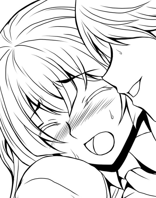 作業途中。
なんかこう、黒をビシっと使ったり繊細だけど存在感のある線とか憧れるんだけど素人には難しすぎる 