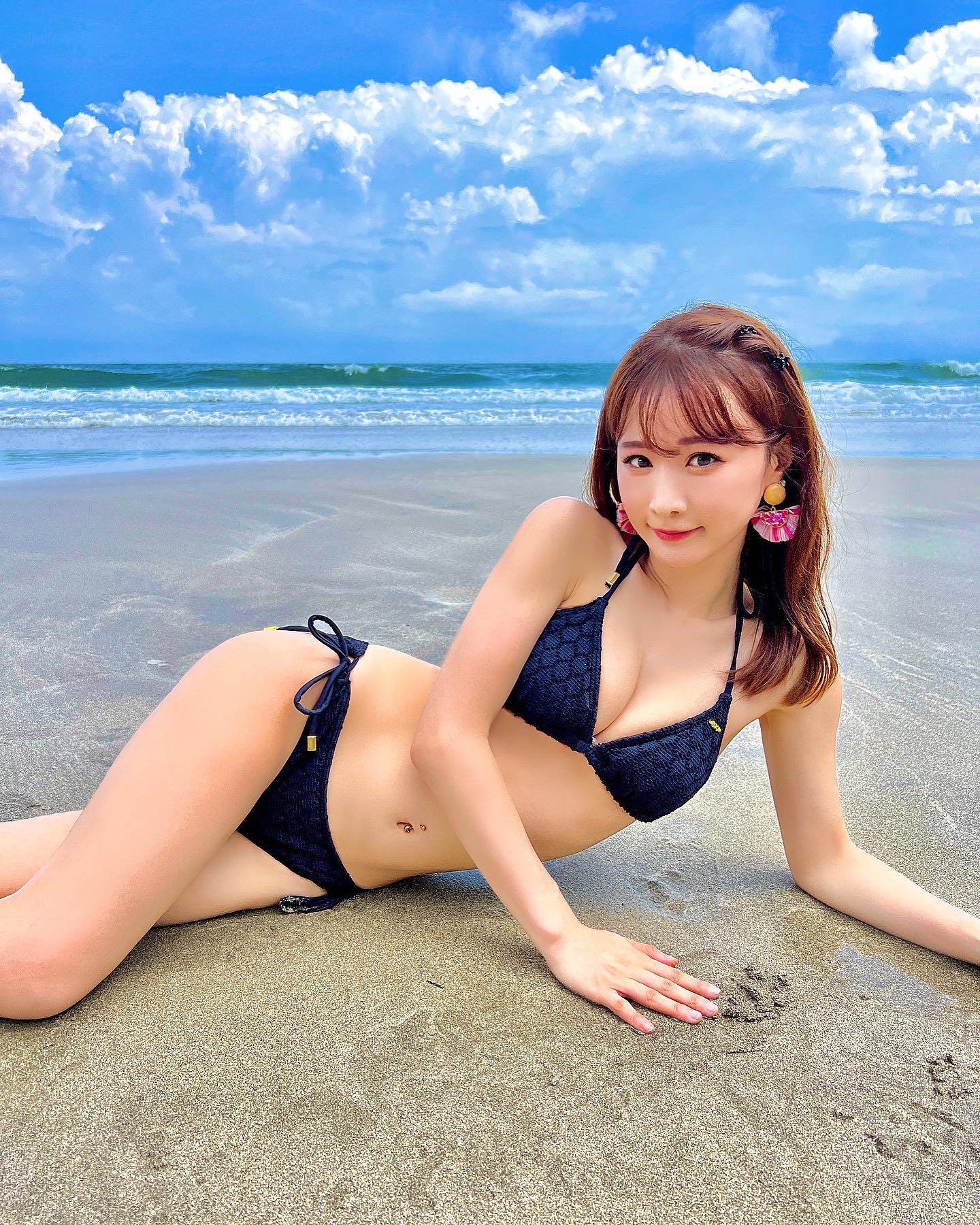 ビキニ エドハーディー ラインストーン 水着 派手 ギャル 夏 海