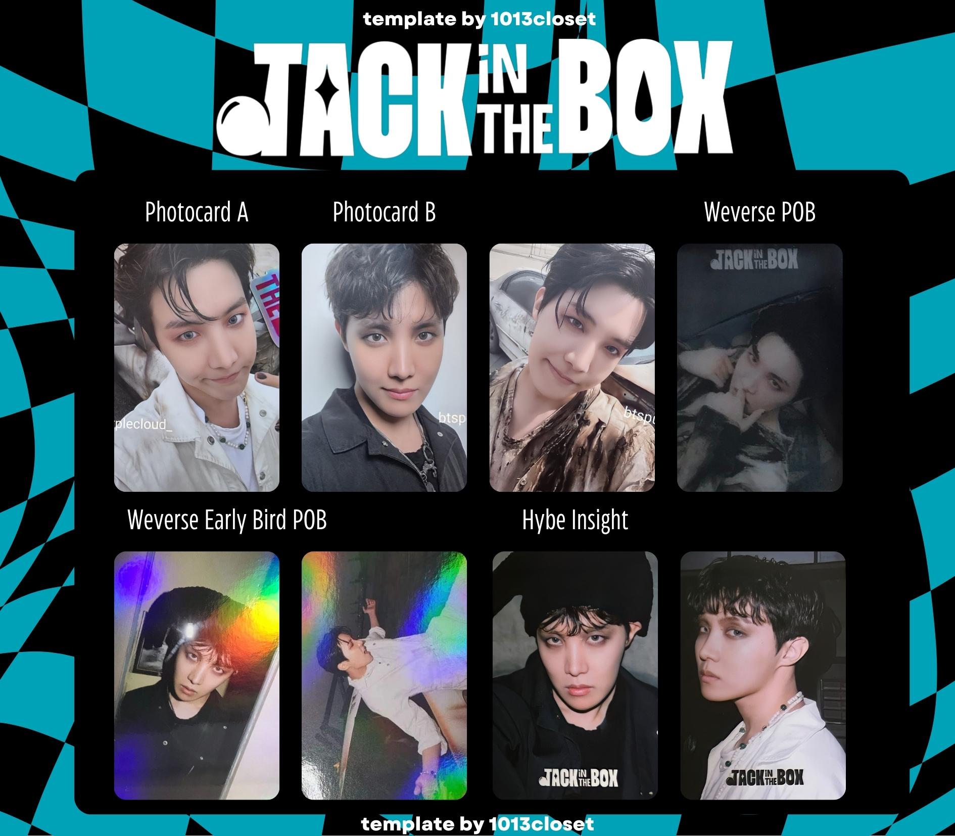 BTS　jhope jack in the box hybe insight BTS OFFICIAL HYBE INSIGHT JHOPE With Tie PHOTO CARD PC | eBay