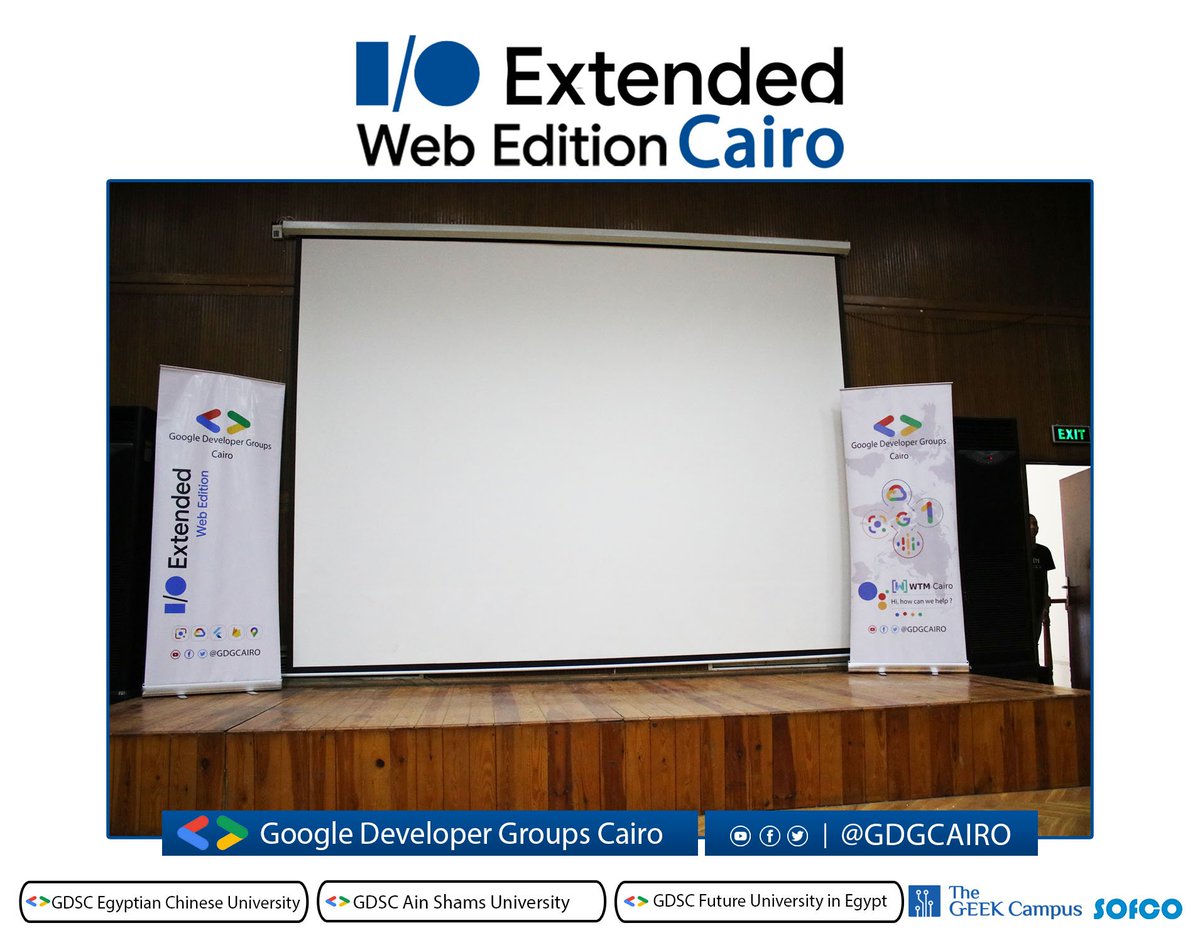 GDGCairo's tweet image. Only minutes ⏰
separates us from our Event 
#Google_IO_Extended_Web_Edition_22_Cairo
🥳
Stay tuned 🔥
#GDGCairo #IOExtended22 #IOExtendedWebEdition #IOExtended22Cairo #GoogleIO2022