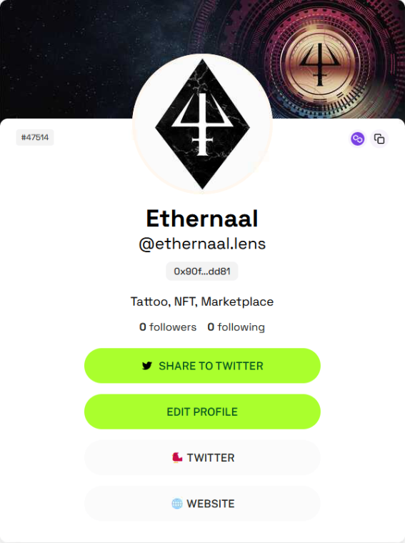 ethernaal's tweet photo. GM, what u all doing this morning?

Marketplace's shelves are now being filled up with masterpieces by our artists and partners, in the meantime we'll drop alphas and behind the scene on #Lens 🫡

Cheers @LensProtocol and @davidesilverman, happy to be part of the fam 🖤 https://t.co/63JmJGHxqd