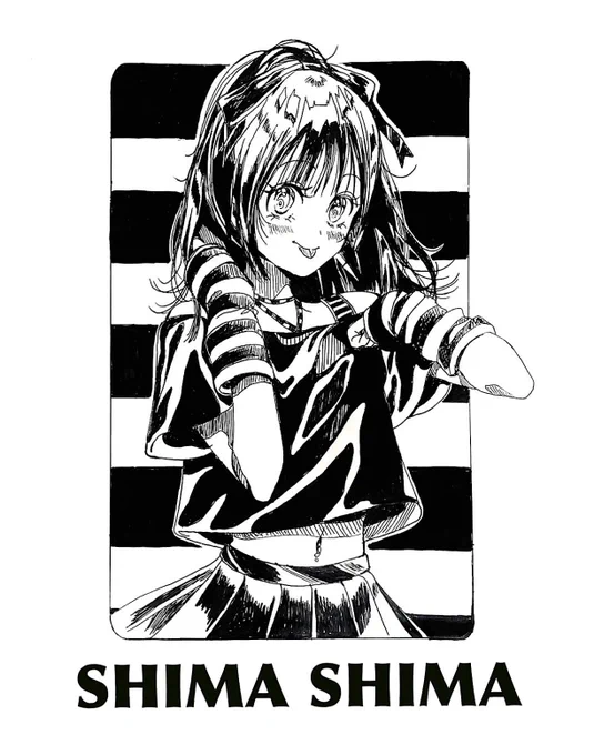 SHIMA SHIMA
🦓🎹🖤

#オリジナル
#ボーダー 