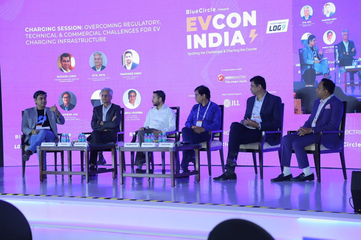 log9materials's tweet photo. Delighted to share that #EVCON India 2022, cohosted by #Log9 and @thebluecirclein came to a fabulous conclusion yesterday after a 5 day series of thought-provoking discussions, keynotes, and pertinent questions which are poised to chart the way forward for the Indian #EVIndustry. https://t.co/Xy2obv2K8P