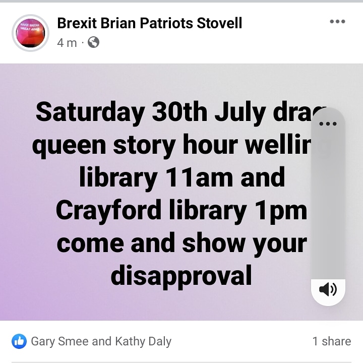 BrianPatriots's tweet photo. See you at welling library 11am https://t.co/e7gRQehmnk