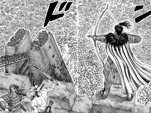 昨日作った桓騎の重ね着元絵と比べてみたけどなかなかいい出来でない