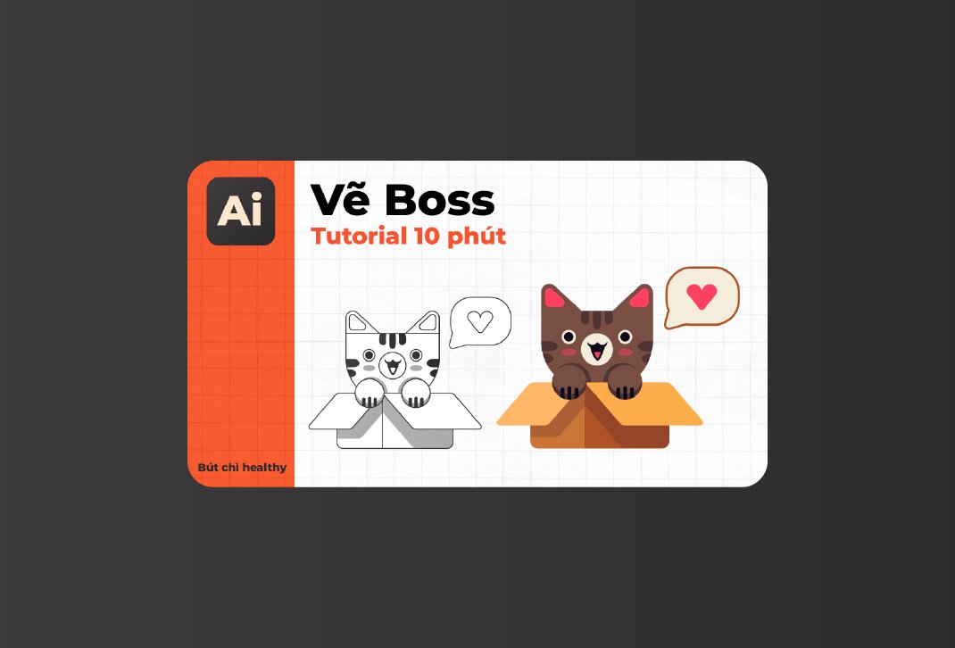 HƯỚNG DẪN VẼ MÈO BẰNG ILLUSTRATOR