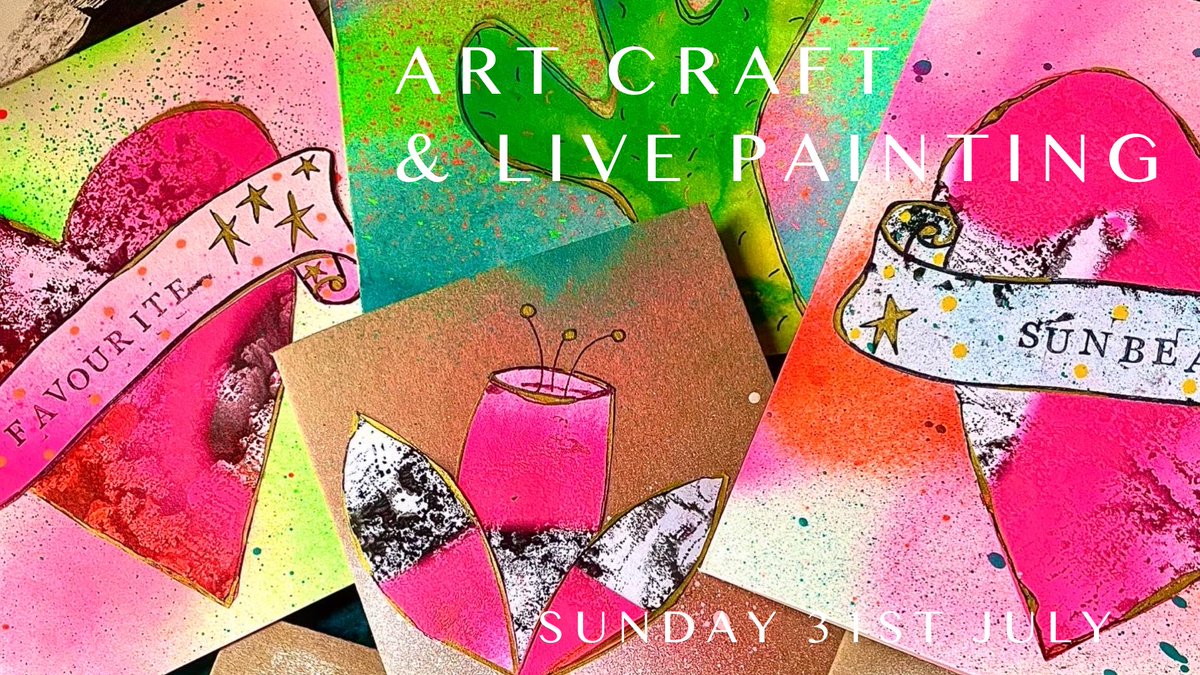 Art Craft &amp; Live Painting at Great Bear Tattoo 💘 Sunday 31st July 💘 10am till 4pm 💘The Stables - ST6 5AL. See You There