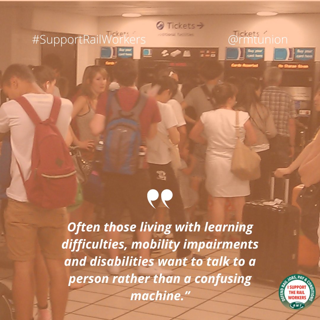 🖊️ Write to your MP: Save ticket offices!
Ticket offices are critical for safety, security, and accessibility. Threats to close nearly 1,000 ticket offices are designed to protect the profits of the train companies and cut the jobs of loyal staff.
actionnetwork.org/letters/write-…