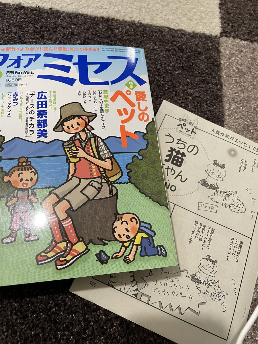 あと、今月の秋田書店さんの「フォアミセス」「愛しのペット特集」に8ページ描いてます。
電子版の「砂の下の夢」計四冊もよろしく〜💖

スイカ切るか…。 