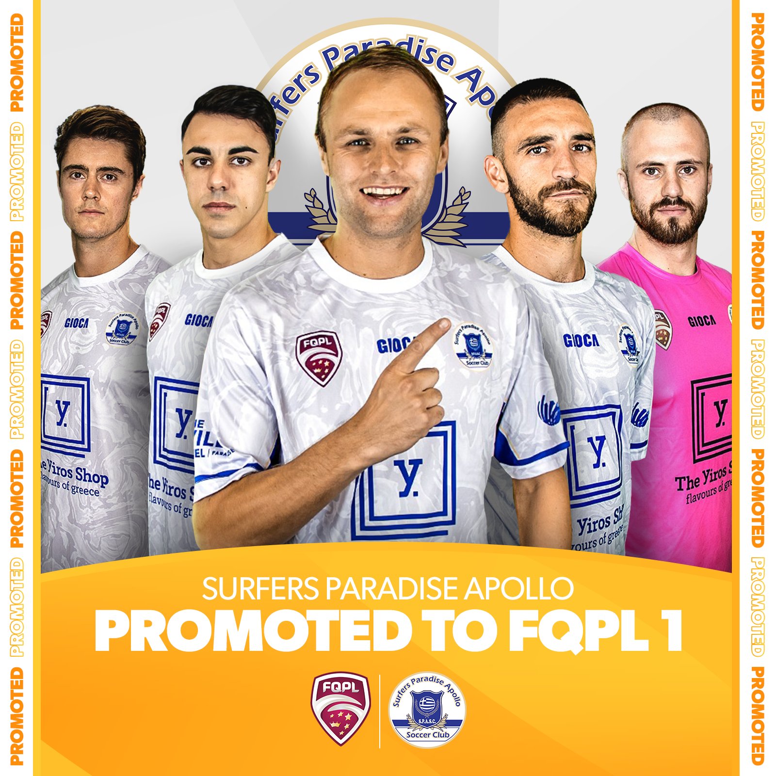 Football Queensland on X: Surfers Paradise Apollo have clinched promotion  to #FQPL 1! 🆙 Congratulations to the South Coast outfit on a dominant  season so far 👏  / X