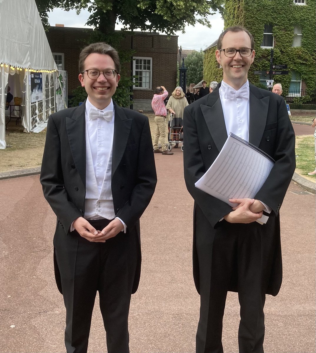 It’s the final day of @3choirs. Congratulations to ⁦@WorcCathMusic⁩’s @samuelhudson8⁩ and ⁦<a href="/njfreestone/">Nicholas Freestone</a>⁩ for a wonderful week of music-making.