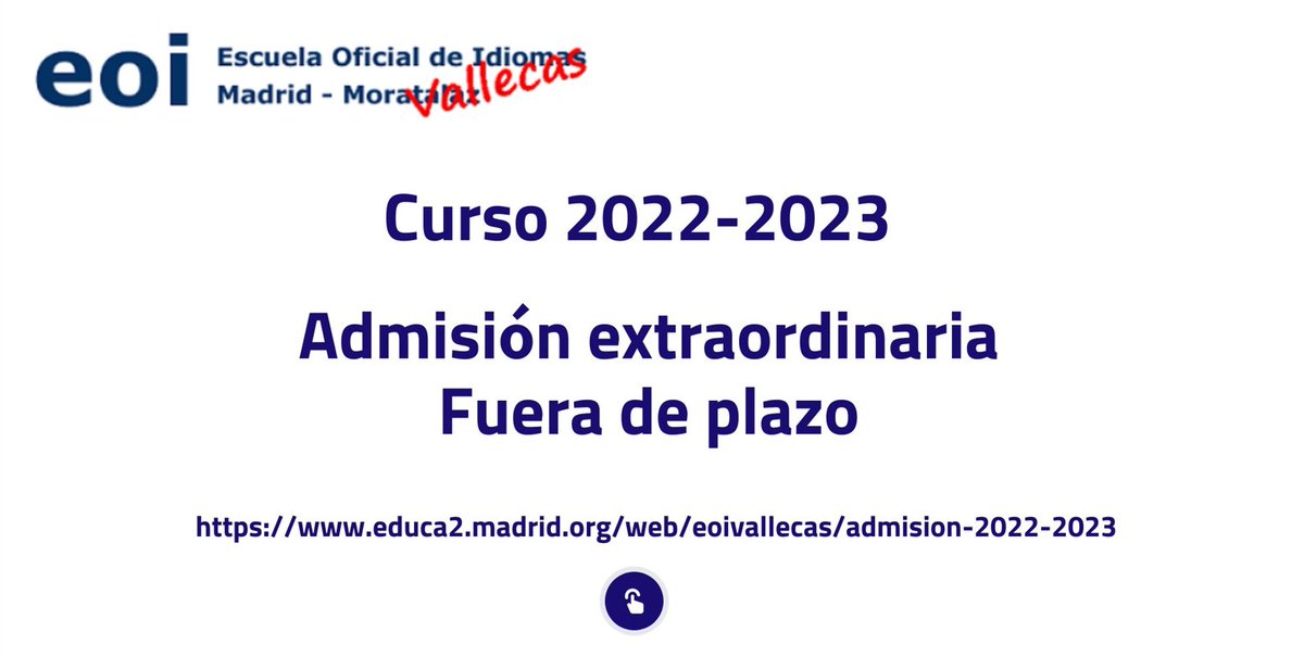 EOI VALLECAS (@eoivallecas) on Twitter photo 