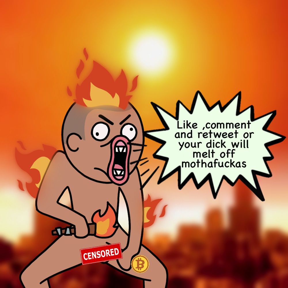 FREE MINT ALERT! 

Europe &amp; US fuckas, 

Heard heat waves are melting your sausages. 

Follow the post below for prevention &amp; a chance to enter Whitelist! 

#EthereumNFT #FreeMint #NFTGiveaway #NFTCommunity #ETHGiveaway #DegenMint #NFTs #whitelist #Heatwave2022 #heatwaveuk #NFT