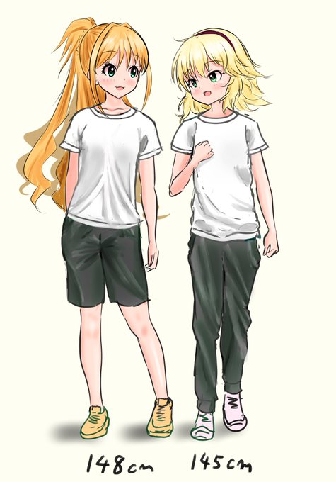 実は背が低い日野茜ちゃんと実は背が高い櫻井桃華さん(脳がバグる)

#日野茜 
#櫻井桃華 