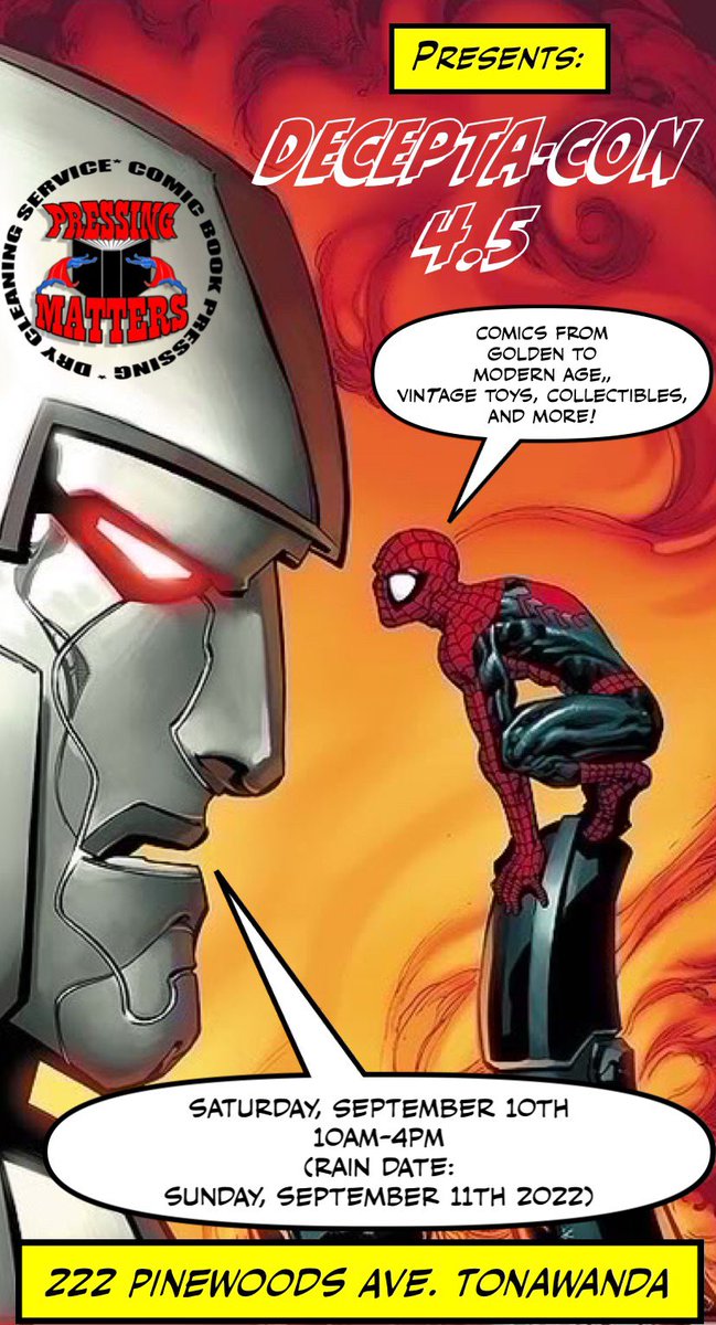 Attention WNY! Come join us for Deceptacon 4.5 Saturday, September 10th 10am-4pm!