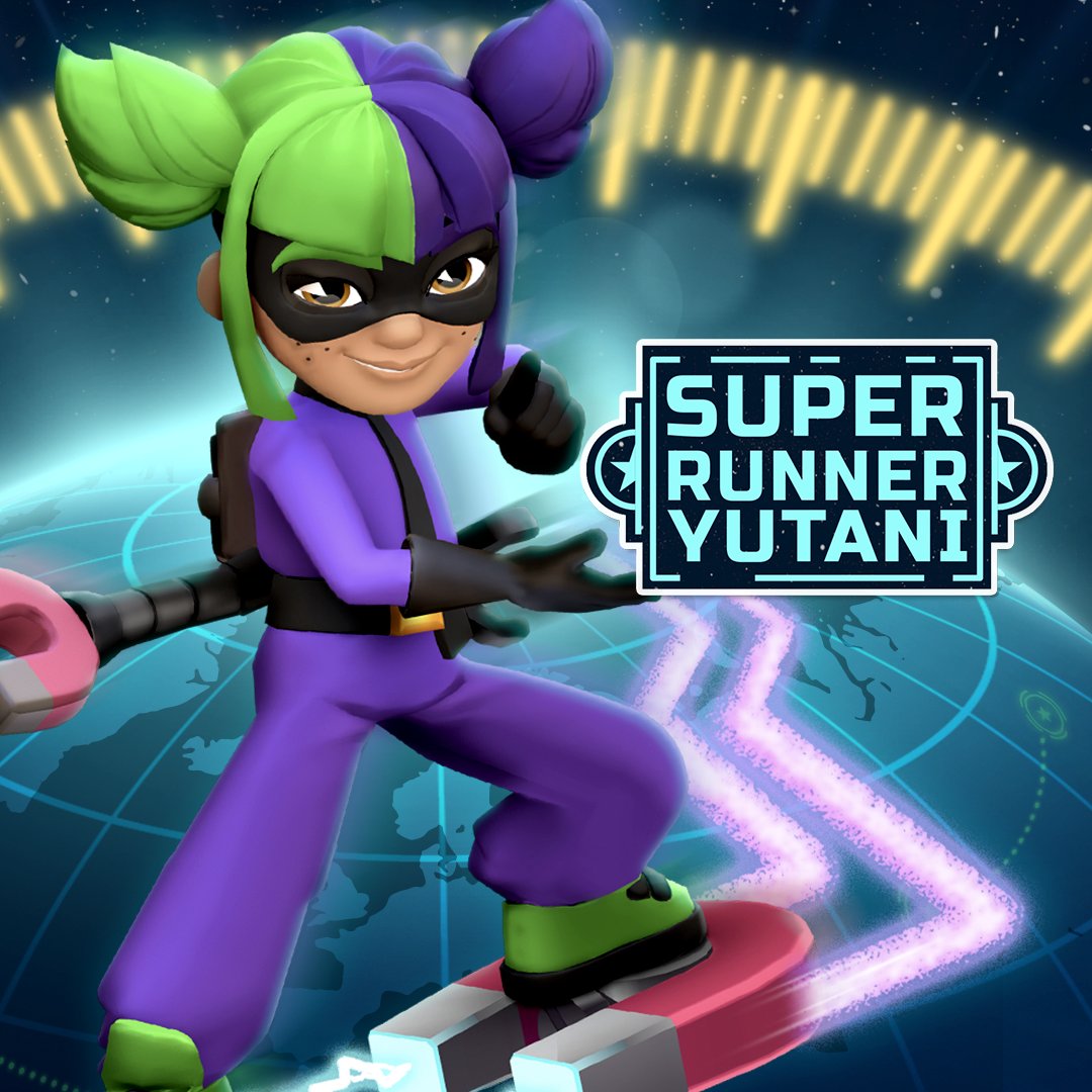 Subway Surfers on X: #CharacterSpotlight ft. Super Runner Yutani 🛠 Power:  POWER MAGNETS — Yutani uses her extra arms to magnetize coins, uncovering  all the power-ups needed to get a high score!