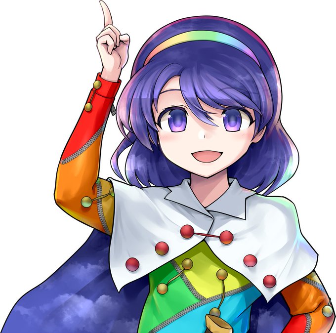 トリミングしてしまうと見えませんが、レーベル面だとカラフルな服も現物で見られます。あんまりテクスチャ表現は拾わないんですけど、今回は雲模様がマントと髪にかかっているところも再現してみました。 