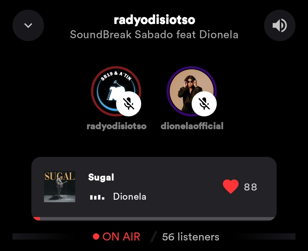 radyodisiotso's tweet photo. 📻 [#SoundBreakSabado on Radyo18]

NOW PLAYING

🎶 Sugal - Dionela

🔗: https://t.co/tgwqWwescY

@SB19Official 
#STANWORLD #SB19 
#WeStanEarth https://t.co/BDZJYXfjBk