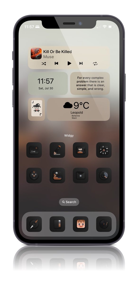 sarah19773's tweet image. It’s been a while! Theme - Skittles Black @boots6972 Widget - #Widgy Wall @unsplash #ShowLive @SeanKly #iOS16Beta4 ❤️