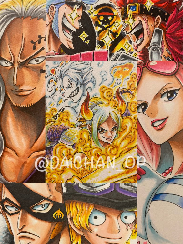 #今月描いた絵を晒そう

今月はやはり赤髪海賊団関連多め!そして安定の一味!それからリクエストやプレゼントに、なぜか安定のおけちゃみ界隈w(もっとあるんだよなぁw)

来月はREDやリクエストが増えそうな予感…! 