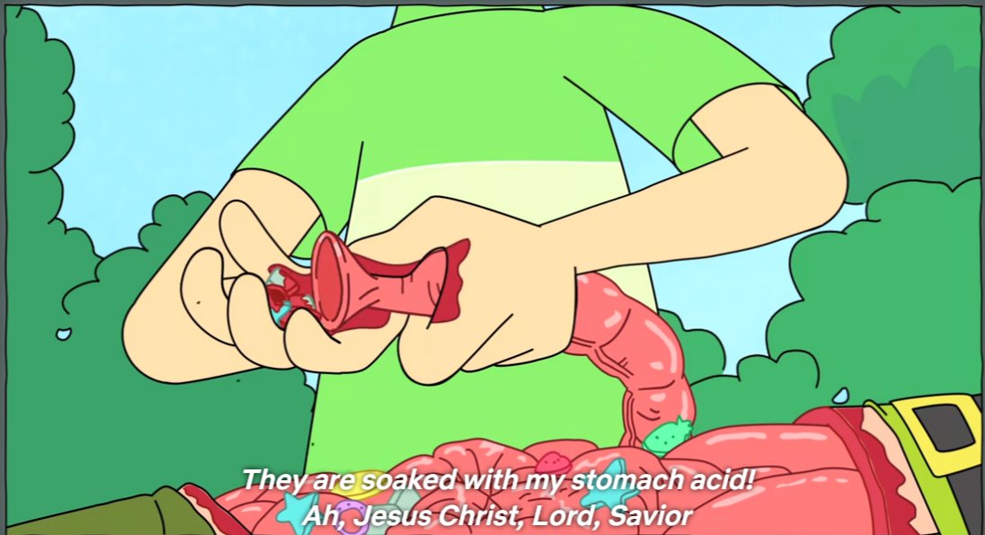 Rickortty_'s tweet photo. [내장 고어 Gore] #RickandMorty 
커미션 받았습니다. 내일 곱창 먹을 예정입니다.🤤
from 빠삭한 새우튀김 아주 맛있어요 (별점 1점)님 @No__Human_ https://t.co/hEgwk68Zdc