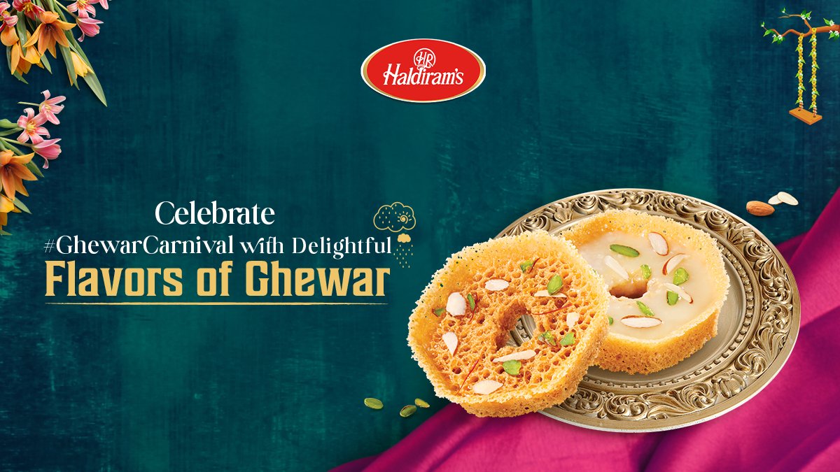 Come, celebrate the Festival of Ghewar with Haldiram's. #Haldirams #Ghewar #GhewarCarnival #Teej #TeejFestival #TeejCelebration #Festivities #Festival #Happiness