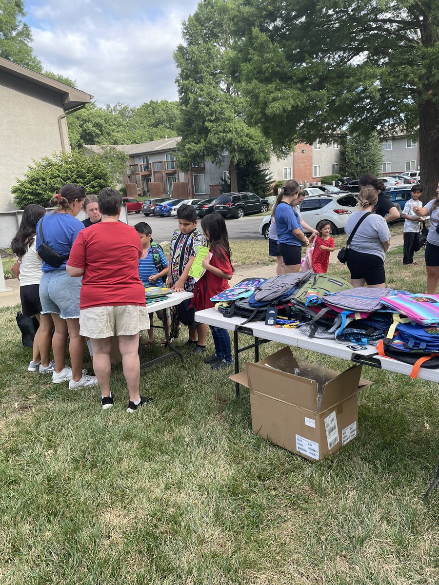 Our annual <a href="/shawanoe/">Shawanoe Elementary School</a> Welcome Wagon and Block Party is off to a great start! #Believe