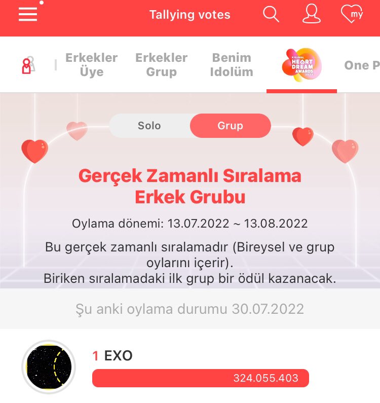 ExoVoteTurkey's tweet photo. Tebrikler eri🥰😭

#EXO  #엑소 @weareoneEXO https://t.co/rtZ0T6pUPb