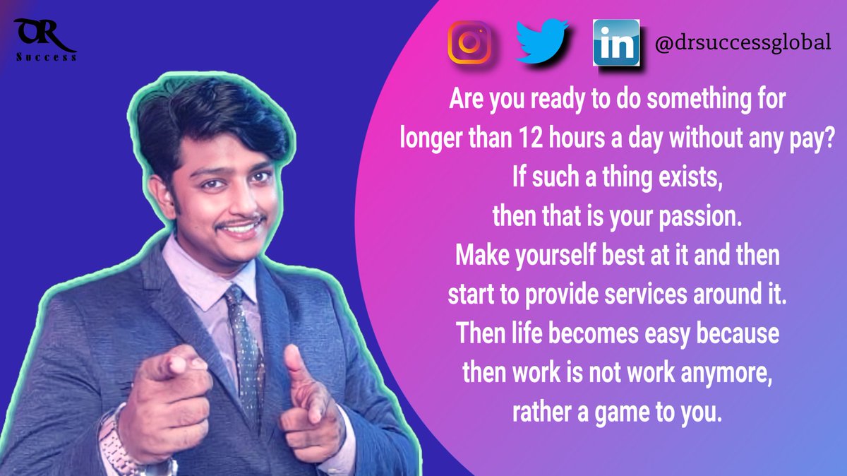 drsuccessglobal's tweet photo. Modern day young passionate Indian Entrepreneurs to follow on Twitter :
@tbhAnubhav 
 @Prafull_mbachai 
 @BeerBicepsGuy 
@PhysicswallahAP 
Passion can make you successful. 

Read the thread for more on passion. 

#passion #passionate #success https://t.co/KeFyxzLunp