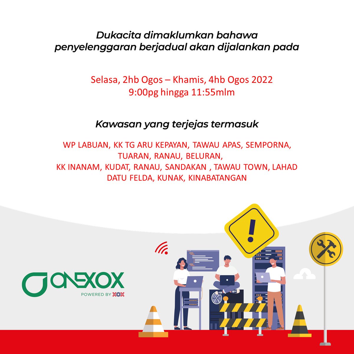 OfficialOnexox's tweet photo. [ 𝗣𝗘𝗡𝗚𝗨𝗠𝗨𝗠𝗔𝗡 𝗣𝗘𝗡𝗬𝗘𝗟𝗘𝗡𝗚𝗚𝗔𝗥𝗔𝗔𝗡 𝗕𝗘𝗥𝗝𝗔𝗗𝗨𝗔𝗟 ]

Tarikh : 2  Ogos 2022 
              2  Ogos 2022 &amp; 4 Ogos 2022
         
*𝗦𝗶𝗹𝗮 𝗿𝘂𝗷𝘂𝗸 𝗳𝗼𝘁𝗼 𝘂𝗻𝘁𝘂𝗸 𝗺𝗮𝗸𝗹𝘂𝗺𝗮𝘁 𝗹𝗮𝗻𝗷𝘂𝘁 𝗺𝗲𝗻𝗴𝗲𝗻𝗮𝗶 𝗸𝗮𝘄𝗮𝘀𝗮𝗻 𝘁𝗲𝗿𝗷𝗲𝗷𝗮𝘀 https://t.co/NNq8haPedS