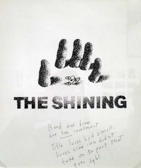 DarkCorners3's tweet photo. Rejected designs for The Shining Poster by Saul Bass. https://t.co/kOEJY8XJsR