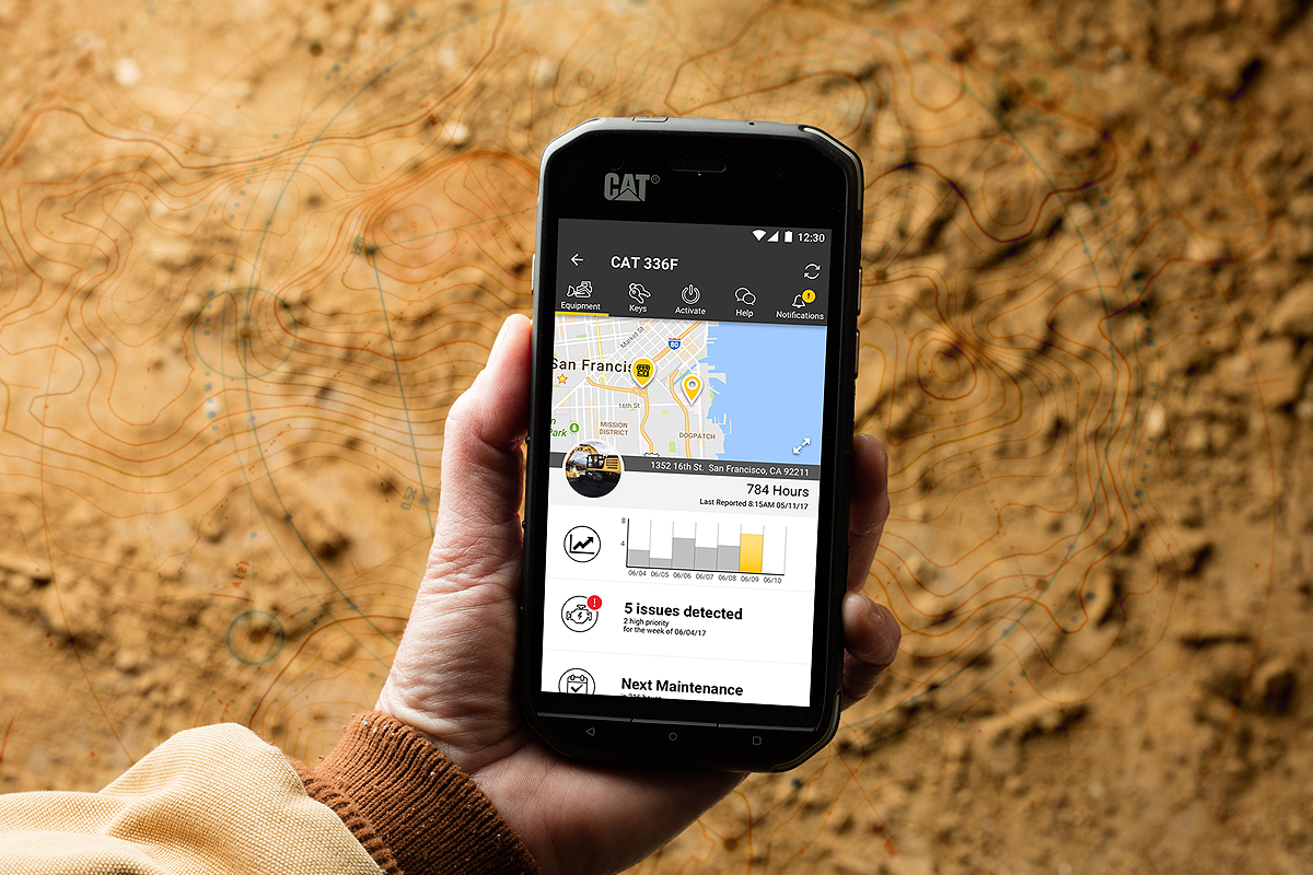 KellyTractorCo's tweet photo. Efficient equipment management starts with the #CatApp. Track the location & health of your equipment, order service & parts, & activate telematics devices directly from your mobile. Staying on top of your fleet 24/7 has never been easier. https://t.co/gZgFowxEsi #KellyTractor https://t.co/1w71rPGV5r