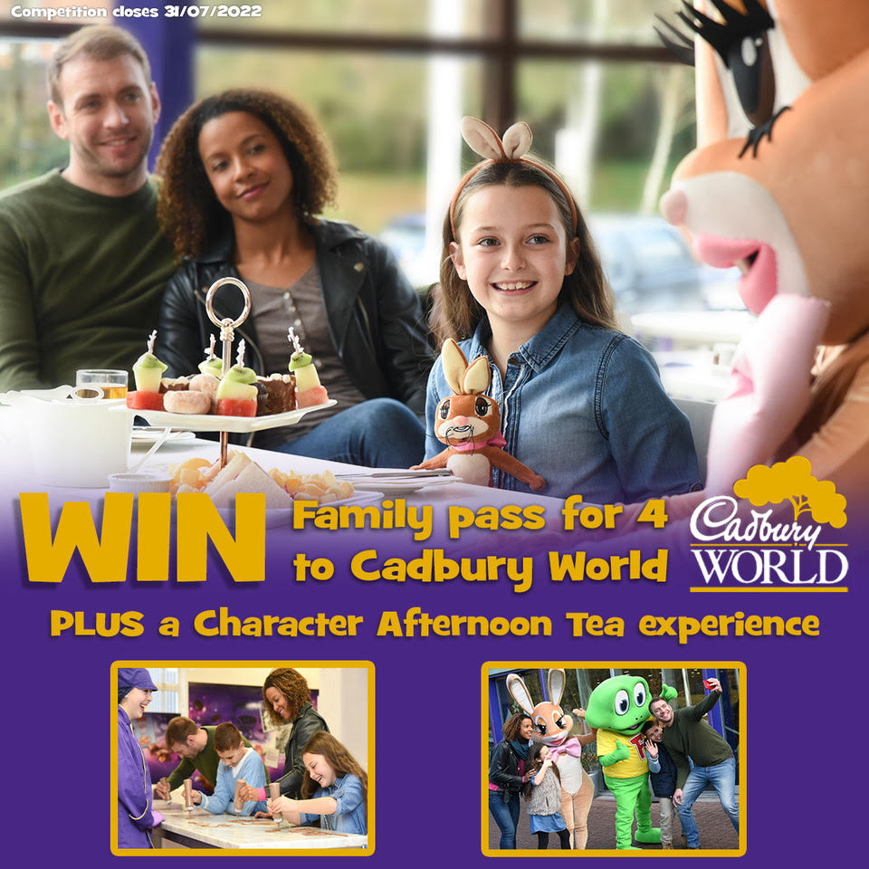 WhatsOnBrum's tweet photo. #WIN a family pass for 4 to @CadburyWorld! 🍫

FOLLOW + RT before midnight on TONIGHT to enter.

T&amp;Cs: https://t.co/6IN19QrNyN https://t.co/QDvfs3nQqp
