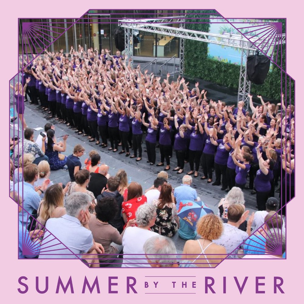 It’s TODAY! Popchoir’s Big Summer Bash at #TheScoop @LDNBridgeCity 7.15pm From ABBA to Adele, Kylie to The Killers - we’ve got it all. And it’s FREE! Come and join us! Outdoors, bars, riverside, music! It’s #SummerByTheRiver ! @Frontroomsongs @riversideterraceldn